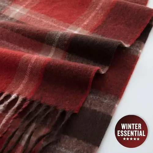 CALVIN & OLIVIA Lightweight Ultra-Soft Scarf - Perfect Holiday Gift for Men & Women - 5
