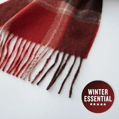 CALVIN & OLIVIA Lightweight Ultra-Soft Scarf - Perfect Holiday Gift for Men & Women - 6