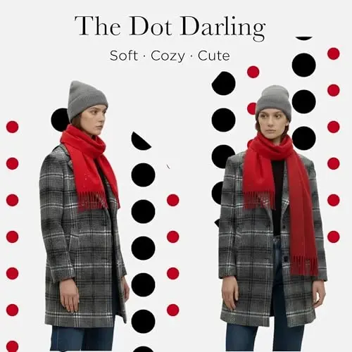 CALVIN & OLIVIA Lightweight Ultra-Soft Scarf - Perfect Holiday Gift for Men & Women - 6