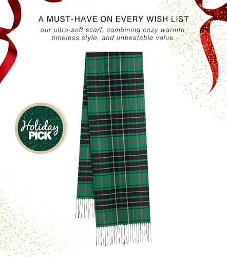 CALVIN & OLIVIA Lightweight Ultra-Soft Scarf - Perfect Holiday Gift for Men & Women - CALVIN & OLIVIA (1)
