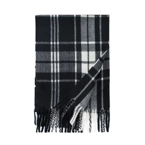 CALVIN & OLIVIA Lightweight Ultra-Soft Scarf - Perfect Holiday Gift for Men & Women - 1