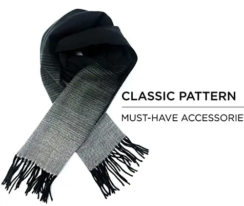 CALVIN & OLIVIA Lightweight Ultra-Soft Scarf - Perfect Holiday Gift for Men & Women - 5