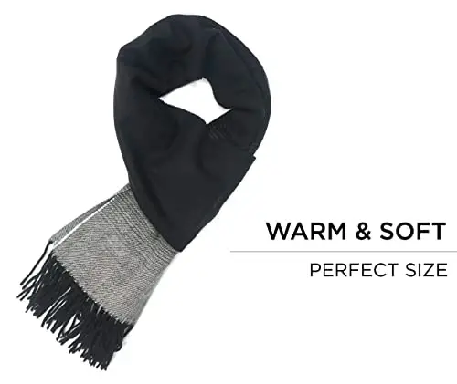 CALVIN & OLIVIA Lightweight Ultra-Soft Scarf - Perfect Holiday Gift for Men & Women - 6