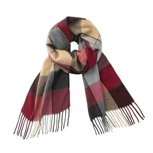 CALVIN & OLIVIA Lightweight Ultra-Soft Scarf - Perfect Holiday Gift for Men & Women - 1