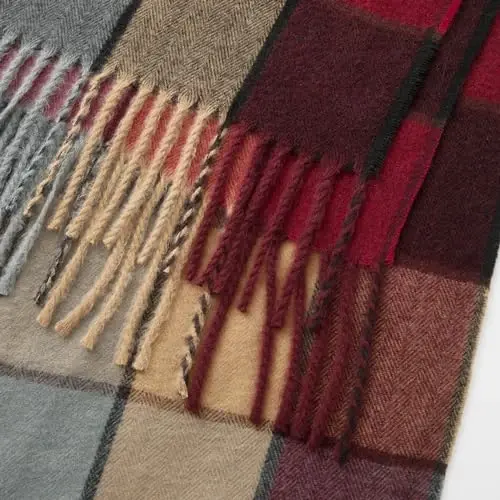 CALVIN & OLIVIA Lightweight Ultra-Soft Scarf - Perfect Holiday Gift for Men & Women - 6