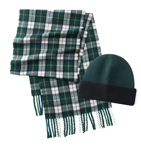 CALVIN & OLIVIA Lightweight Ultra-Soft Scarf with Hat - Perfect Holiday Gift for Men & Women - 1