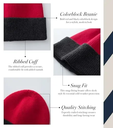 CALVIN & OLIVIA Lightweight Ultra-Soft Scarf with Hat - Perfect Holiday Gift for Men & Women - 5