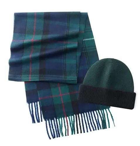CALVIN & OLIVIA Lightweight Ultra-Soft Scarf with Hat - Perfect Holiday Gift for Men & Women - 1