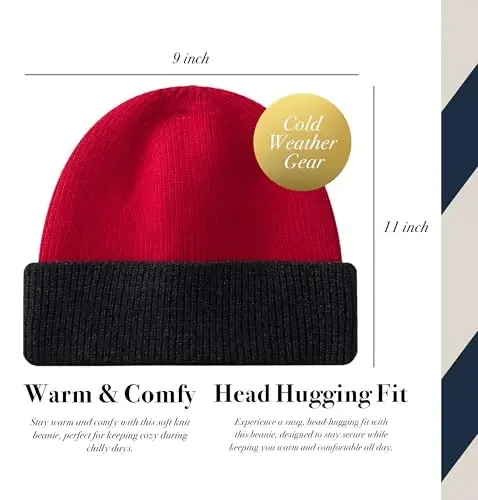 CALVIN & OLIVIA Lightweight Ultra-Soft Scarf with Hat - Perfect Holiday Gift for Men & Women - 4