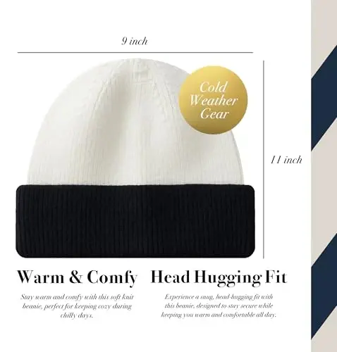 CALVIN & OLIVIA Lightweight Ultra-Soft Scarf with Hat - Perfect Holiday Gift for Men & Women - 3
