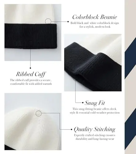 CALVIN & OLIVIA Lightweight Ultra-Soft Scarf with Hat - Perfect Holiday Gift for Men & Women - 5