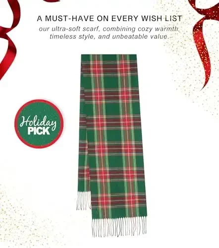 CALVIN & OLIVIA Ultra-Soft CasModazoneere Feel Scarf Winter Holiday Gift for Men & Women - CALVIN & OLIVIA (1)