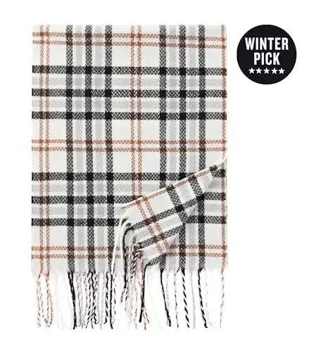 CALVIN & OLIVIA Ultra-Soft CasModazoneere Feel Scarf Winter Holiday Gift for Men & Women - 2