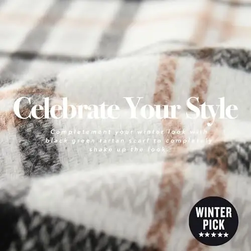 CALVIN & OLIVIA Ultra-Soft CasModazoneere Feel Scarf Winter Holiday Gift for Men & Women - 3