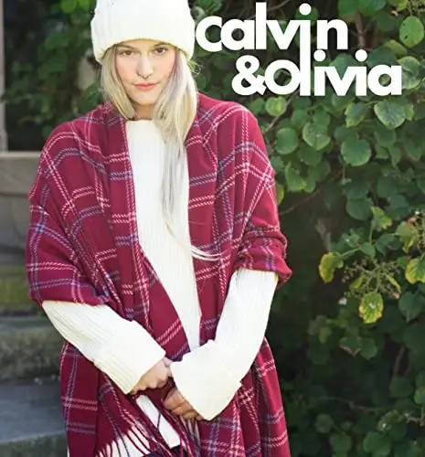 CALVIN & OLIVIA Ultra-Soft CasModazoneere Feel Scarf Winter Holiday Gift for Men & Women - Calvin (1)