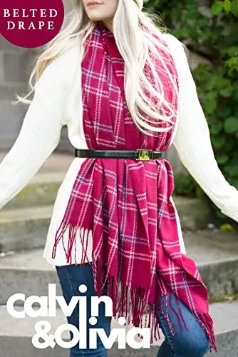 CALVIN & OLIVIA Ultra-Soft CasModazoneere Feel Scarf Winter Holiday Gift for Men & Women - 4