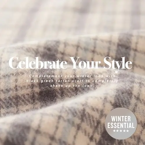 CALVIN & OLIVIA Ultra-Soft CasModazoneere Feel Scarf Winter Holiday Gift for Men & Women - 3
