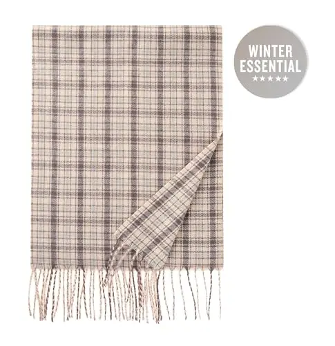 CALVIN & OLIVIA Ultra-Soft CasModazoneere Feel Scarf Winter Holiday Gift for Men & Women - Calvin (1)