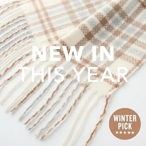 CALVIN & OLIVIA Ultra-Soft CasModazoneere Feel Scarf Winter Holiday Gift for Men & Women - 5