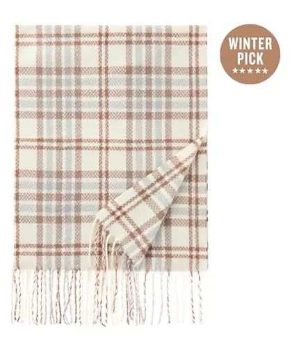 CALVIN & OLIVIA Ultra-Soft CasModazoneere Feel Scarf Winter Holiday Gift for Men & Women - Calvin (1)