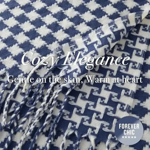 CALVIN & OLIVIA Ultra-Soft CasModazoneere Feel Scarf Winter Holiday Gift for Men & Women - 5