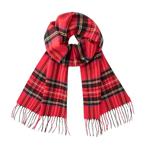 CALVIN & OLIVIA Lightweight Ultra-Soft Scarf - Perfect Holiday Gift for Men & Women - 1