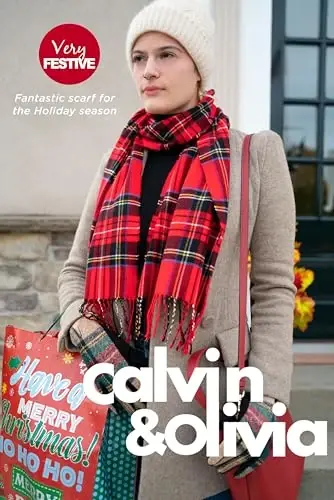 CALVIN & OLIVIA Ultra-Soft CasModazoneere Feel Scarf Winter Holiday Gift for Men & Women - 3