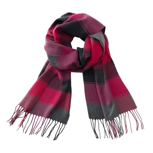 CALVIN & OLIVIA Ultra-Soft CasModazoneere Feel Scarf Winter Holiday Gift for Men & Women - 1