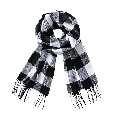 CALVIN & OLIVIA Lightweight Ultra-Soft Scarf - Perfect Holiday Gift for Men & Women - 1