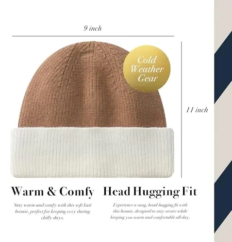 CALVIN & OLIVIA Lightweight Ultra-Soft Scarf with Hat - Perfect Holiday Gift for Men & Women - 4