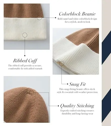 CALVIN & OLIVIA Lightweight Ultra-Soft Scarf with Hat - Perfect Holiday Gift for Men & Women - 5