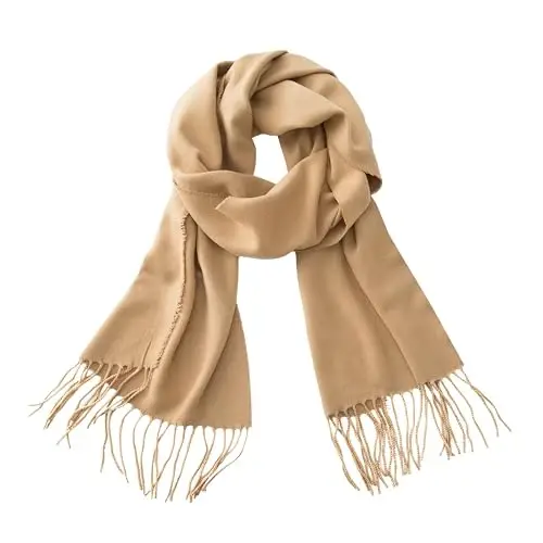 CALVIN & OLIVIA Lightweight Ultra-Soft Scarf - Perfect Holiday Gift for Men & Women - CALVIN