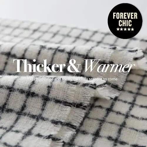 CALVIN & OLIVIA Ultra-Soft CasModazoneere Feel Scarf Winter Holiday Gift for Men & Women - 4