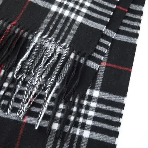 CALVIN & OLIVIA Lightweight Ultra-Soft Scarf - Perfect Holiday Gift for Men & Women - 4