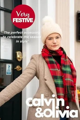 CALVIN & OLIVIA Lightweight Ultra-Soft Scarf - Perfect Holiday Gift for Men & Women - 5