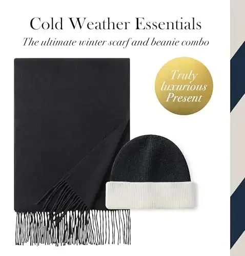 CALVIN & OLIVIA Ultra-Soft CasModazoneere Feel Scarf Winter Holiday Gift for Men & Women - CALVIN & OLIVIA (1)