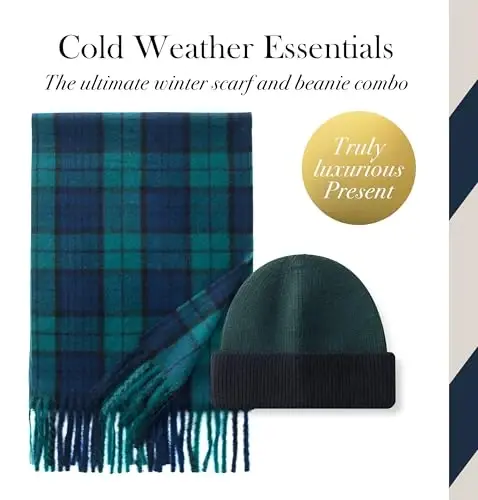 CALVIN & OLIVIA Ultra-Soft CasModazoneere Feel Scarf Winter Holiday Gift for Men & Women - 2