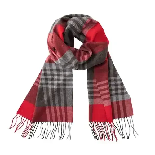 CALVIN & OLIVIA Lightweight Ultra-Soft Scarf - Perfect Holiday Gift for Men & Women - 1