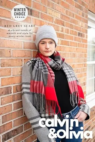 CALVIN & OLIVIA Ultra-Soft CasModazoneere Feel Scarf Winter Holiday Gift for Men & Women - 6