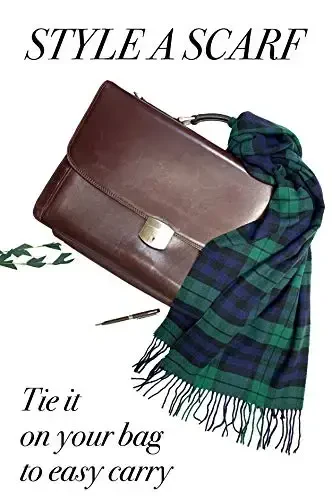 CALVIN & OLIVIA Lightweight Ultra-Soft Scarf - Perfect Holiday Gift for Men & Women - 4