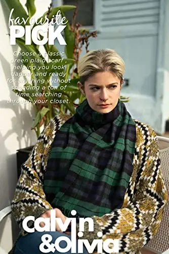 CALVIN & OLIVIA Ultra-Soft Winter CasModazoneere Feel Scarf Warm Long Unisex Winter Scarves Perfect Holiday Gift for Women Men - 3