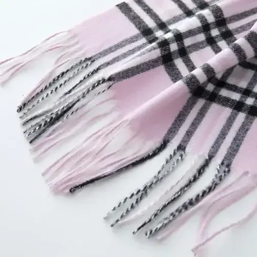 CALVIN & OLIVIA Women's Fall Winter Scarf Thick Classic Plaid Scarf Wrap Warmth Soft Oversized CasModazoneere Feel Scarves - 5