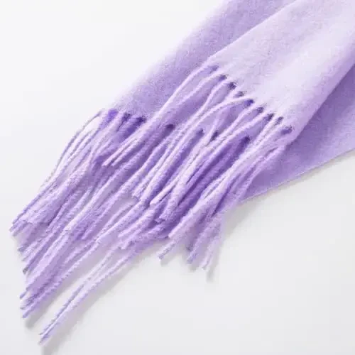 CALVIN & OLIVIA Women's Fall Winter Scarf Thick Classic Plaid Scarf Wrap Warmth Soft Oversized CasModazoneere Feel Scarves - 6