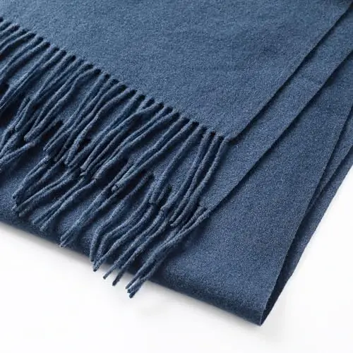 CALVIN & OLIVIA Women's Fall Winter Scarf Thick Classic Plaid Scarf Wrap Warmth Soft Oversized CasModazoneere Feel Scarves - 5