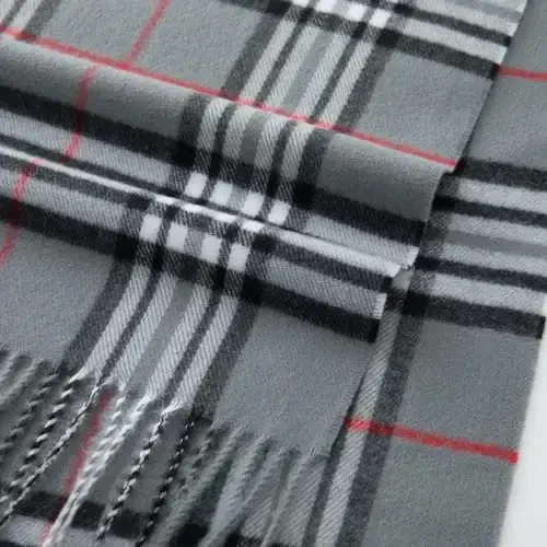 CALVIN & OLIVIA Women's Fall Winter Scarf Thick Classic Plaid Scarf Wrap Warmth Soft Oversized CasModazoneere Feel Scarves - 4