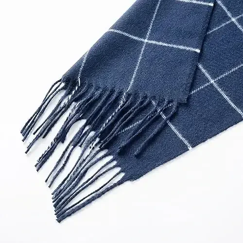 CALVIN & OLIVIA Women's Fall Winter Scarf Thick Classic Plaid Scarf Wrap Warmth Soft Oversized CasModazoneere Feel Scarves - 6