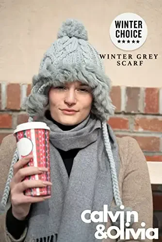 CALVIN & OLIVIA Women's Fall Winter Scarf Thick Classic Plaid Scarf Wrap Warmth Soft Oversized CasModazoneere Feel Scarves - 4