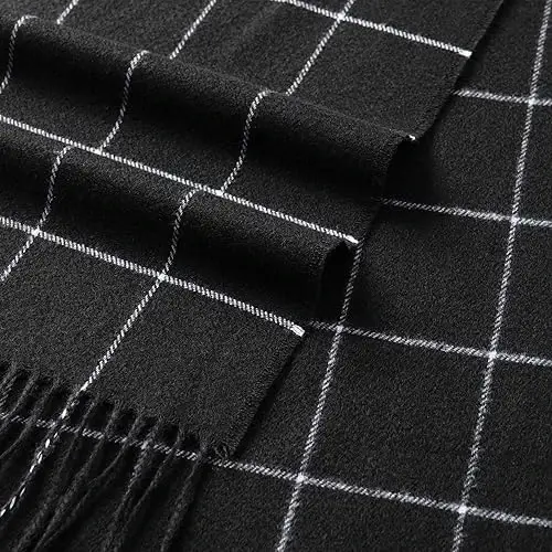 CALVIN & OLIVIA Yengil ultra yumshoq шарф - Erkaklar va ayollar uchun ajoyib bayram sovg'asi - 4