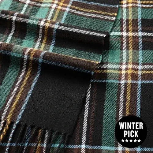 CALVIN & OLIVIA Yengil Ultra-Yumshoq Sharf - Erkaklar va Ayollar uchun ajoyib Bayram Sovg'asi - 5