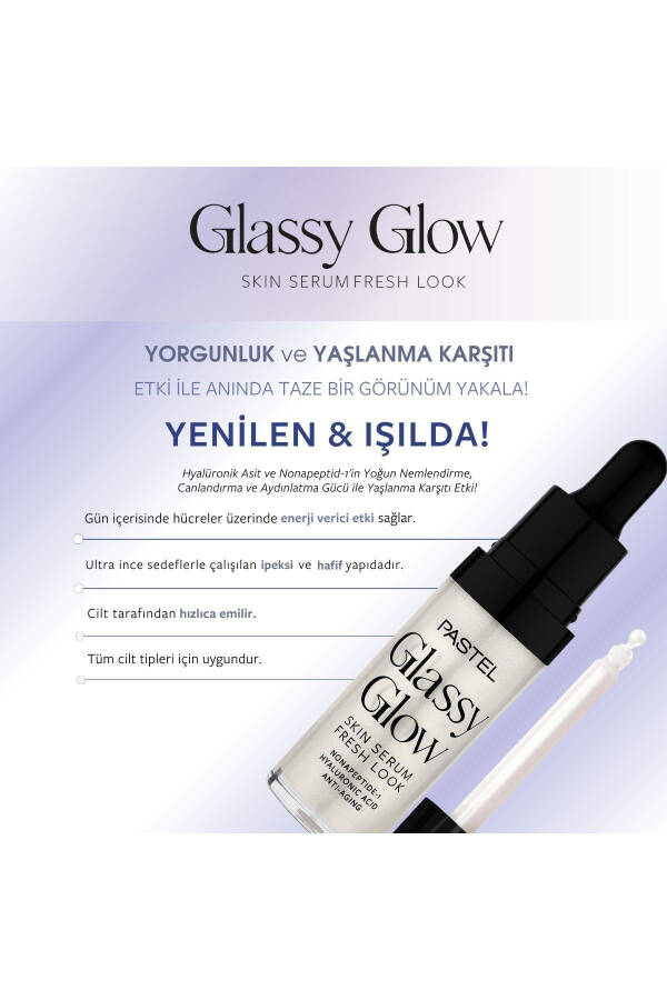 Cam Gibi Parlaklık Cilt Serumunun Taze Görünüm Yüz Serumu 14.4 ml - 36